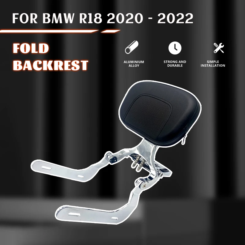 

New Motorcycle Multi-Purpose Driver Passenger Backrest with Folding Luggage Rack For BMW R18 R 18 2020 2021 2022 Sissy Bar