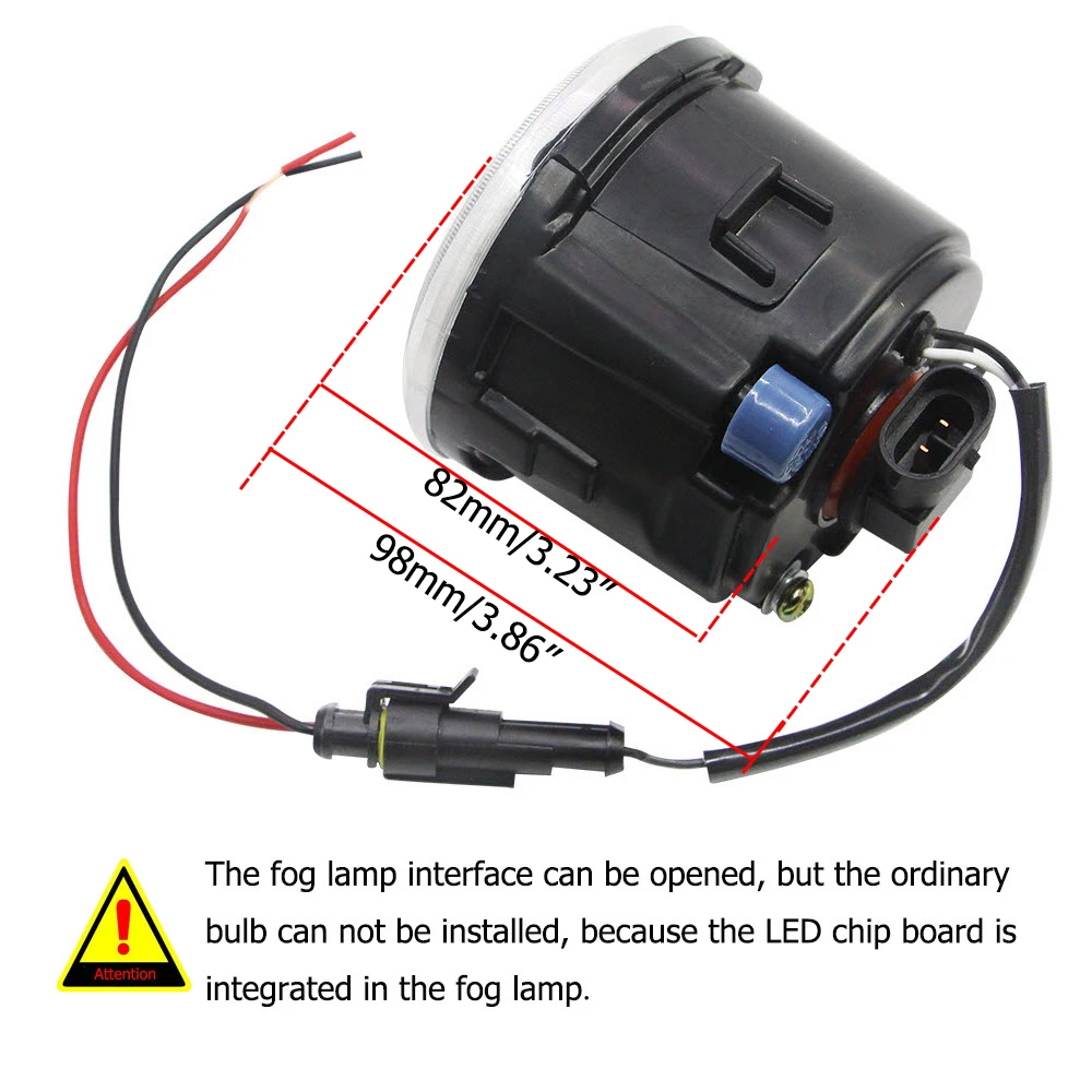 Фонари Противотуманные с разрезанными линзами для Nissan Almera CIS-spec Sylphy G11 G15 2012-2018