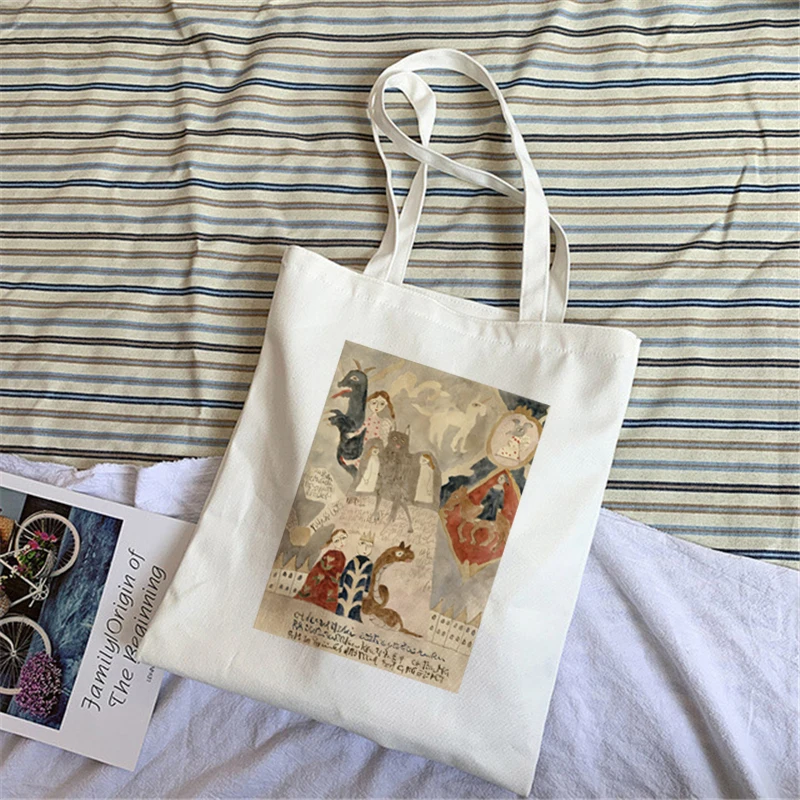 

Новая модная трендовая яркая Холщовая Сумка через плечо, сумка для покупок, Экологически чистая, многоразовая женская, кавайная, эстетичная...