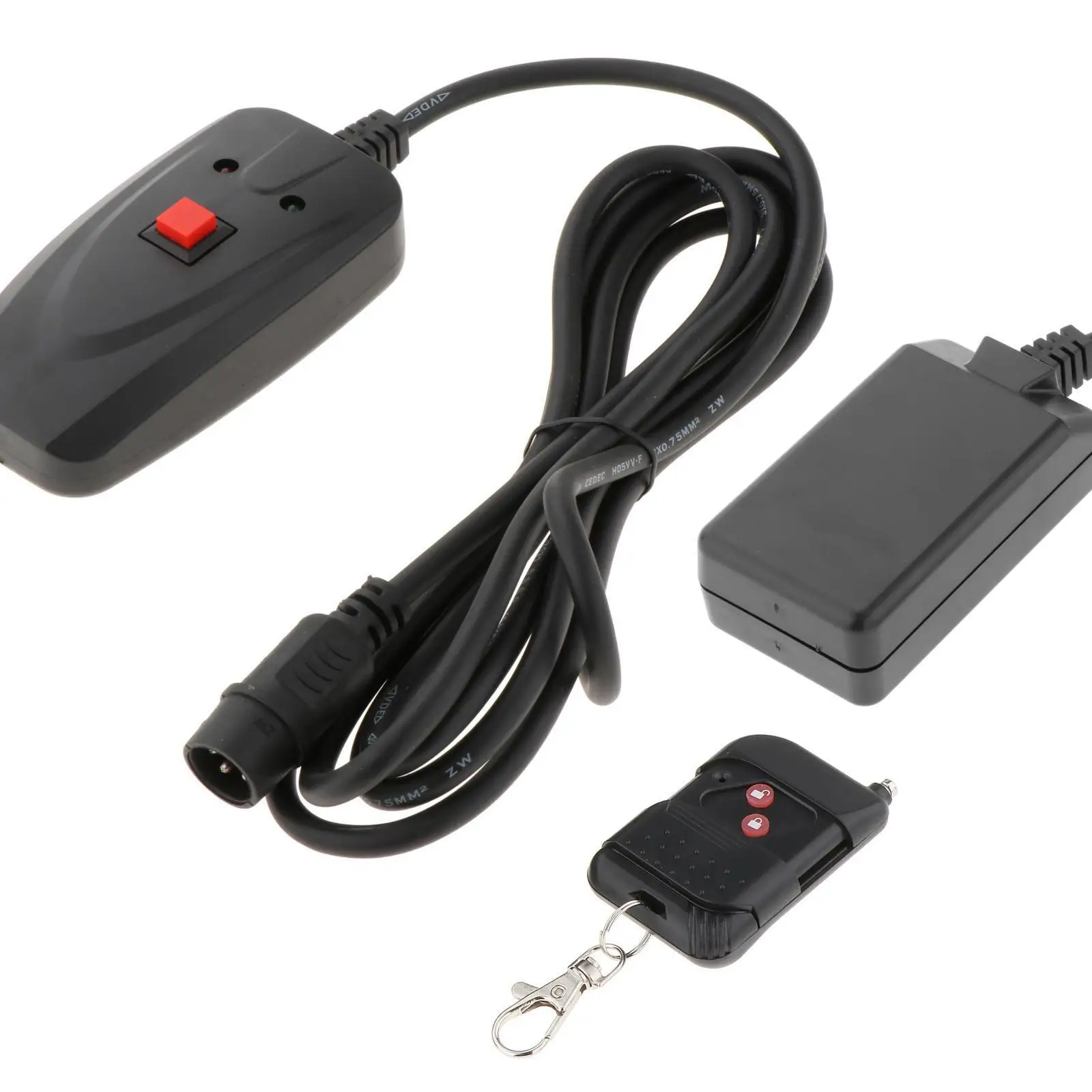 

400 900 1500W Wireless RC Receiver Fogging Black for Stage Effect A