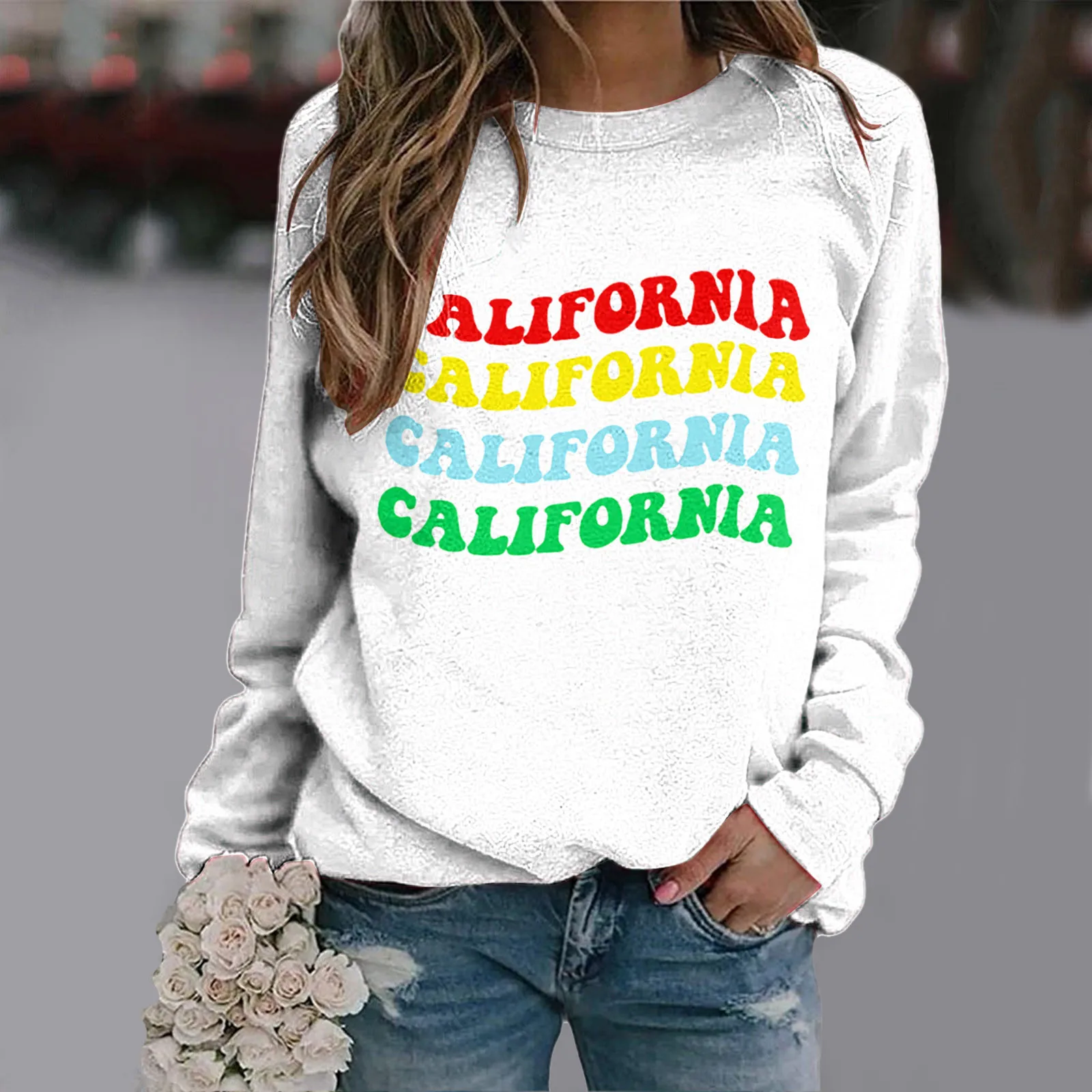 

Junior Girls Sweatsuits Hoodes For Women Casual Full Zip Pullover Tops Round Neck Loose Hooded Fit Womens Warm Pullover Sweaters