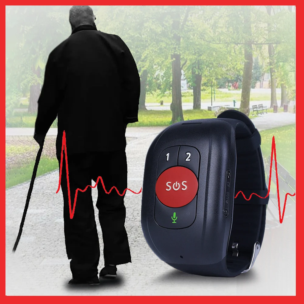 

Смарт-часы для пожилых с GPS-трекером и функцией отслеживания пульса и давления