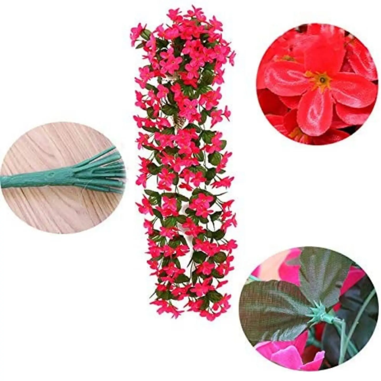 Фиолетовая искусственная настенная подвесная корзина цветок лоза украшение для