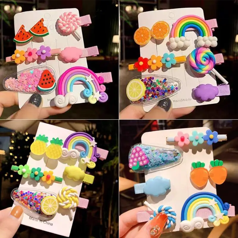 

Cute Hair Clips for Little Girl Children's Baby Hairpin Clip Hairpin Hair Accessories Girl Princess Cute Little Girl Headdress