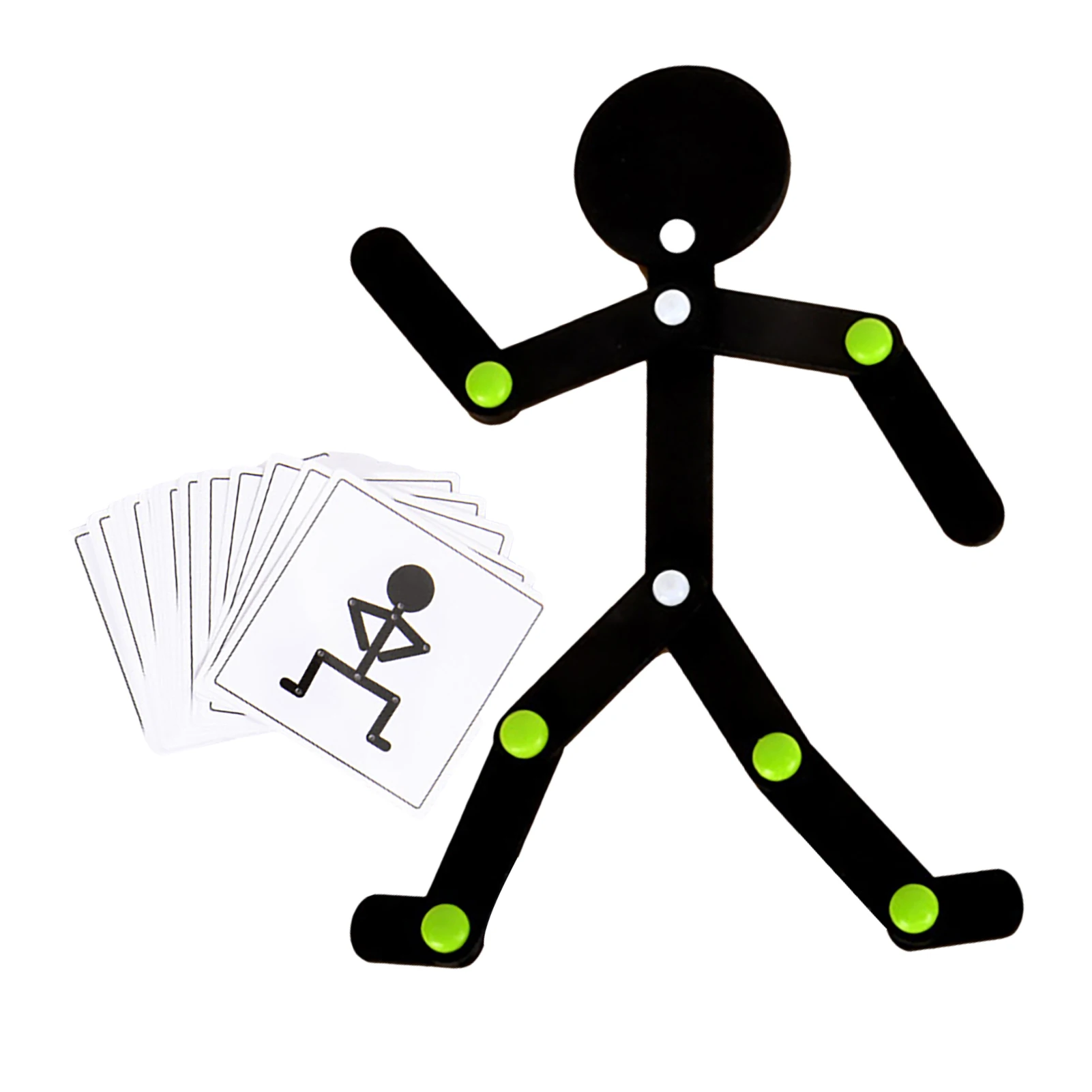 

Jigsaw Puzzles For Kids Wooden Human Body Actions Cards Matching Game Preschool Educational Learning Toys Set For Boys And