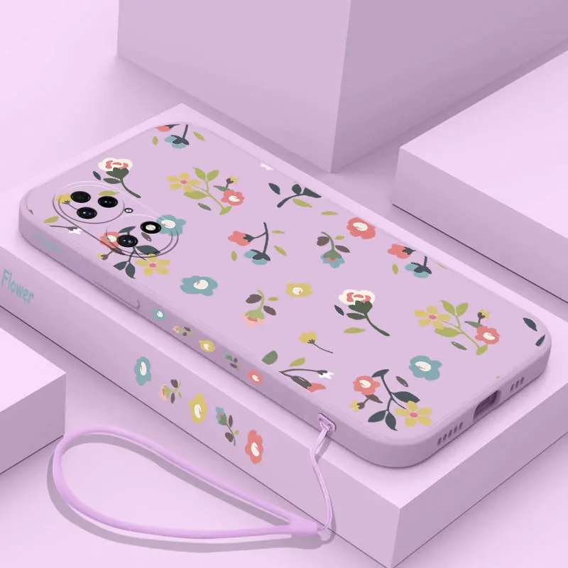 

Small Floral Phone Case For Huawei P40 P30 P20 Pro Lite Nova 10 10SE 9 9SE 8 8i Mate 40 30 20 Pro Lite 5G P Smart 2021 Cover