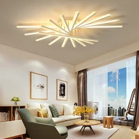 modern led ceiling chandelier living room bedroom dining room acrylic chandelier simple indoor lighting wrought iron decorative