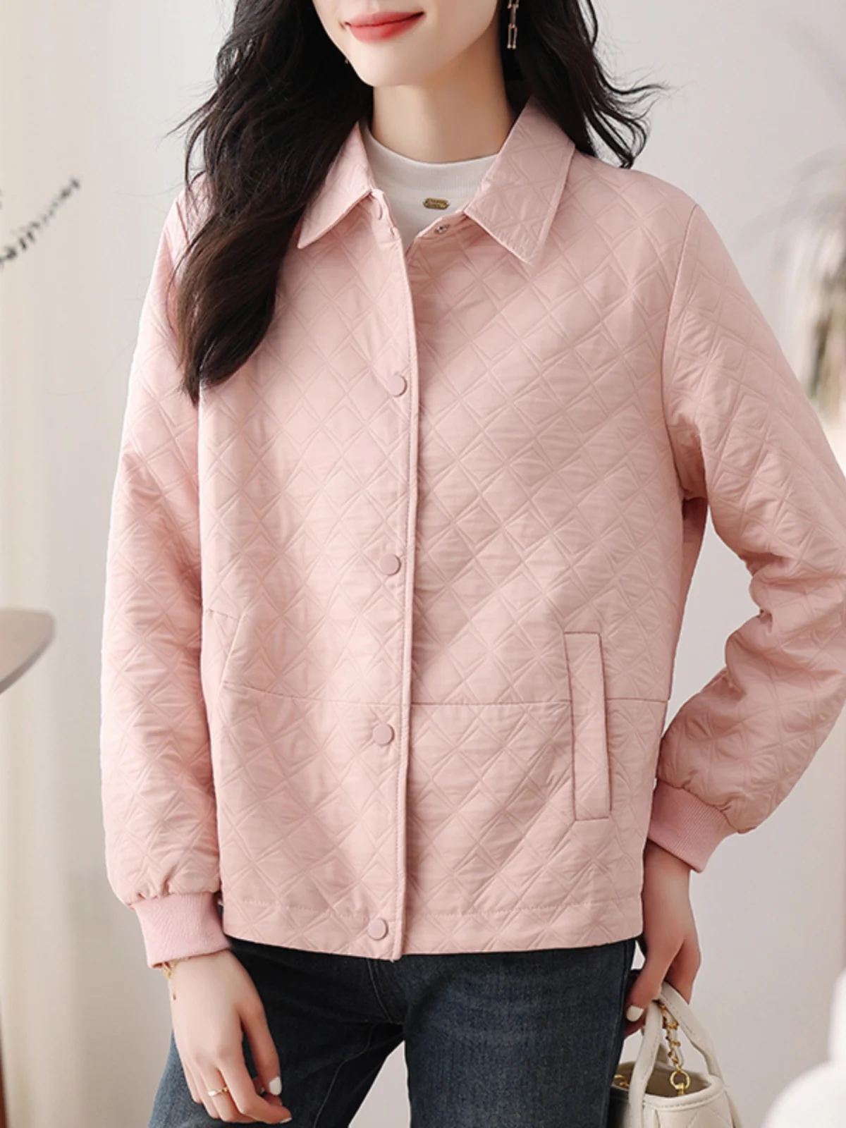 Брендовая изящная верхняя одежда с ромбами для женщин осень 2023 новая мода