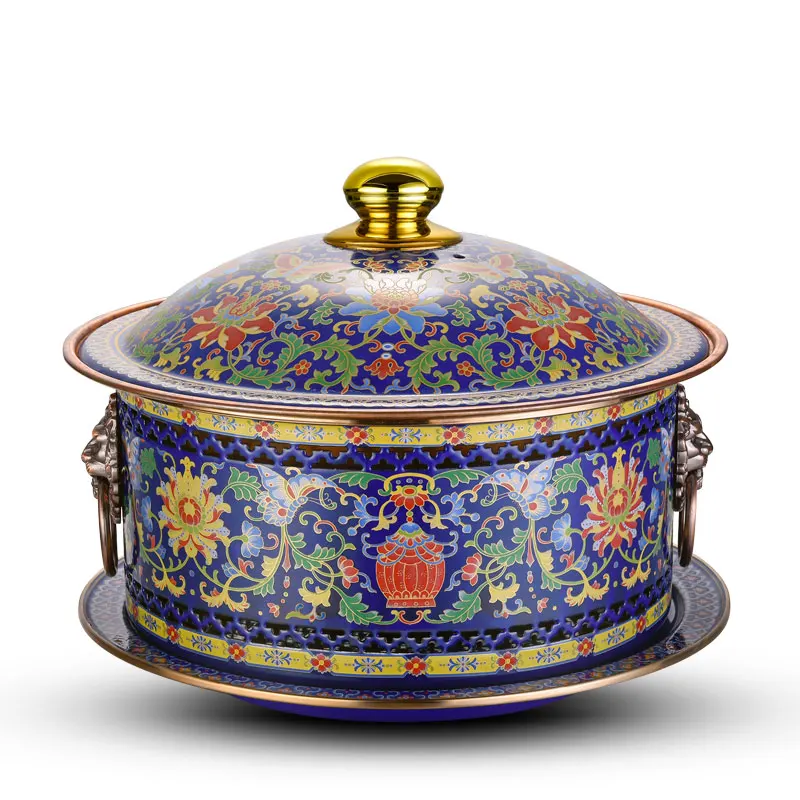 

Removable Mutton hotpot Chinese hotpot Portable Pure copper hot pot Old Beijing hot pots for cooking pots and pans free shipping
