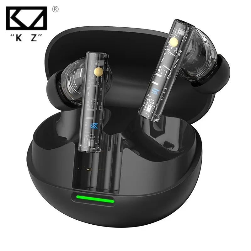 Беспроводные наушники KZ Carol Pro TWS Bluetooth 5.4 с 6-микрофоном и активным шумоподавлением