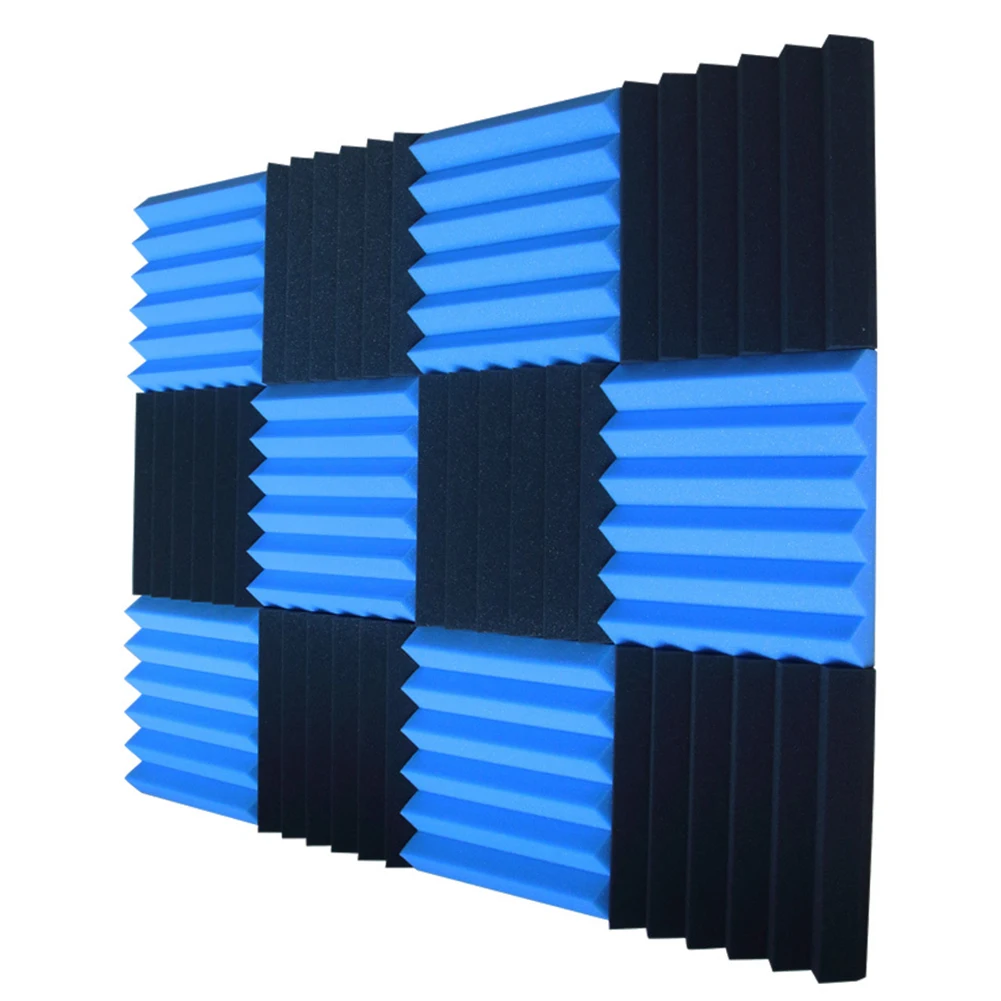 

Посылка из 12 шт. хлопка, впитывающего звук, синего и черного цвета