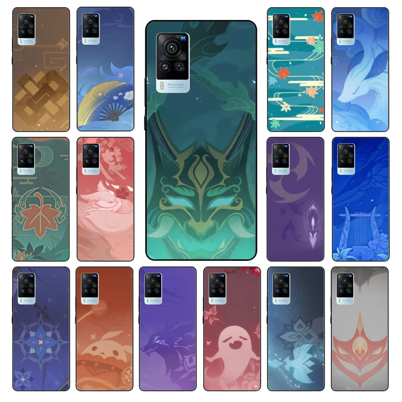 

Genshin Impact Namecard Phone Case for VIVO V21e V20 SE V2023 V15 Pro V21 V19 V17 Neo 1819 1915 1907 1906 X60 Pro X50