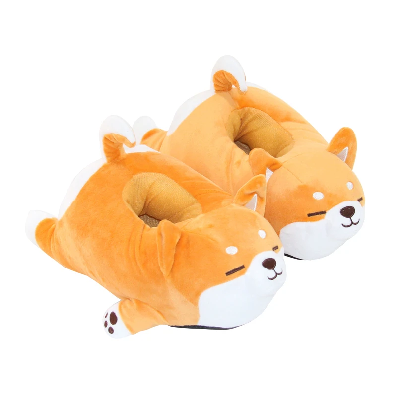 

Зимние теплые тапочки для мужчин, Симпатичные домашние тапочки, женские забавные тапочки, Новое поступление, Мультяшные тапочки с собакой, ...