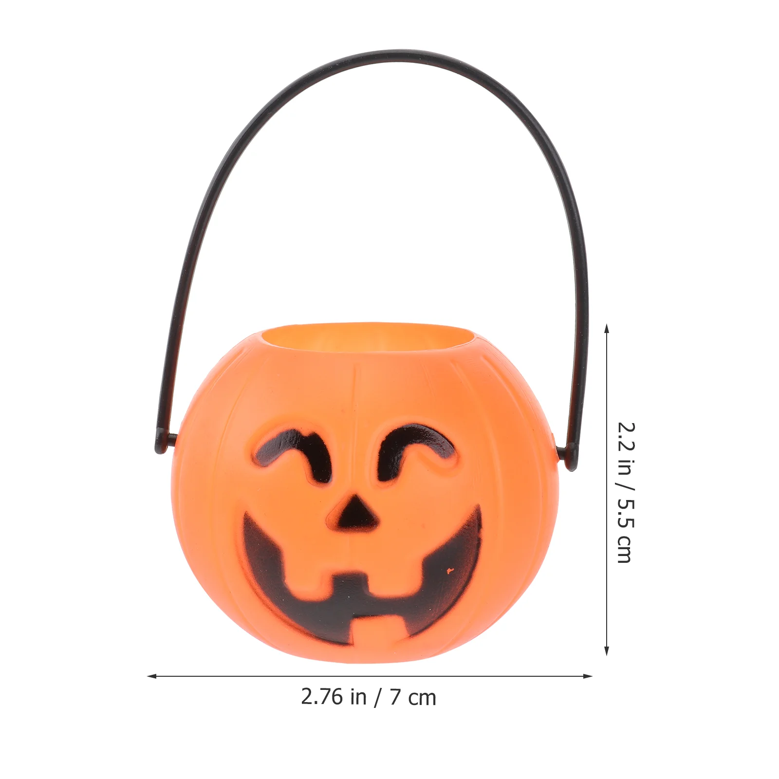 12 шт. Джек О фонарь ведро тыквенная голова подставка для конфет Хэллоуин детские