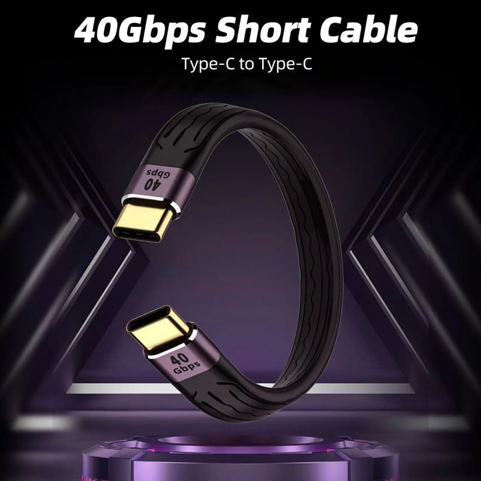 Кабель для быстрой зарядки PD QC4, 100 Вт, 5 А, 40 Гбит/с