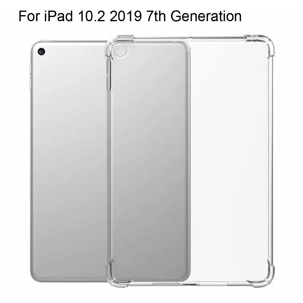 

Резиновый чехол для ipad, прозрачный силиконовый чехол из ТПУ, 7-й защитный чехол для 10,2 ipad/планшета