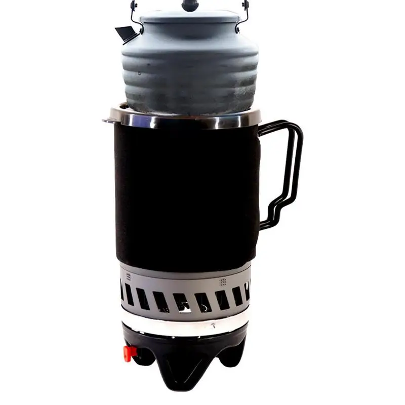 

Portable Camping Stove 1000W Backpacking Camping Gear Stove System Powerful Efficient Low Smoke Gasification Stove Compact And