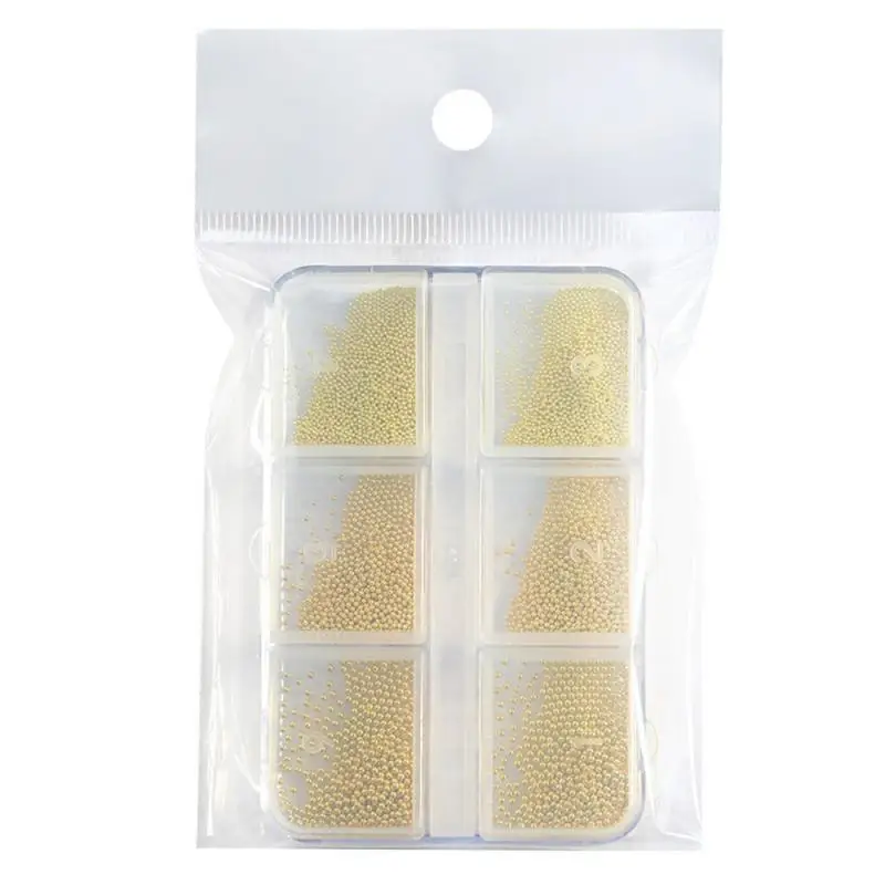 

Nail Jewelry Art Mini Metal Mixed Set Box Gold And Silver Gun Jewelry Mini Metal Small Steel Ball Metal Steel Ball