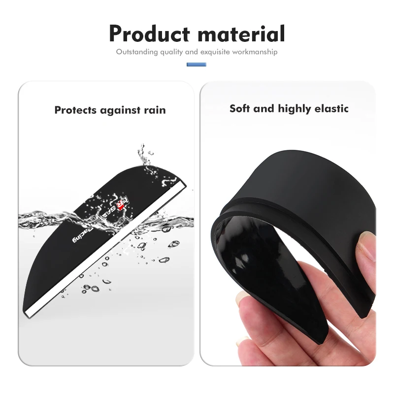 2 шт. водонепроницаемые накладки на зеркало заднего вида для Toyota Sienna