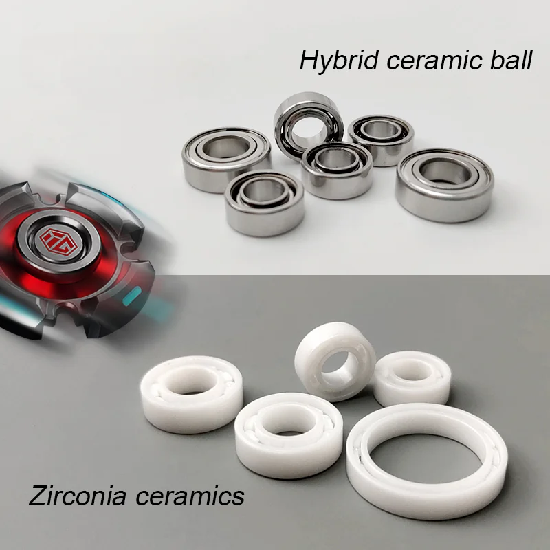 

Hybrid Ceramic Ball Fingertip Gyro Bearing 688 R188 6.35*12.7*4.763mm Silent 608 8x22x7mm Stainless Steel Hybrid 6703 17x23x4mm