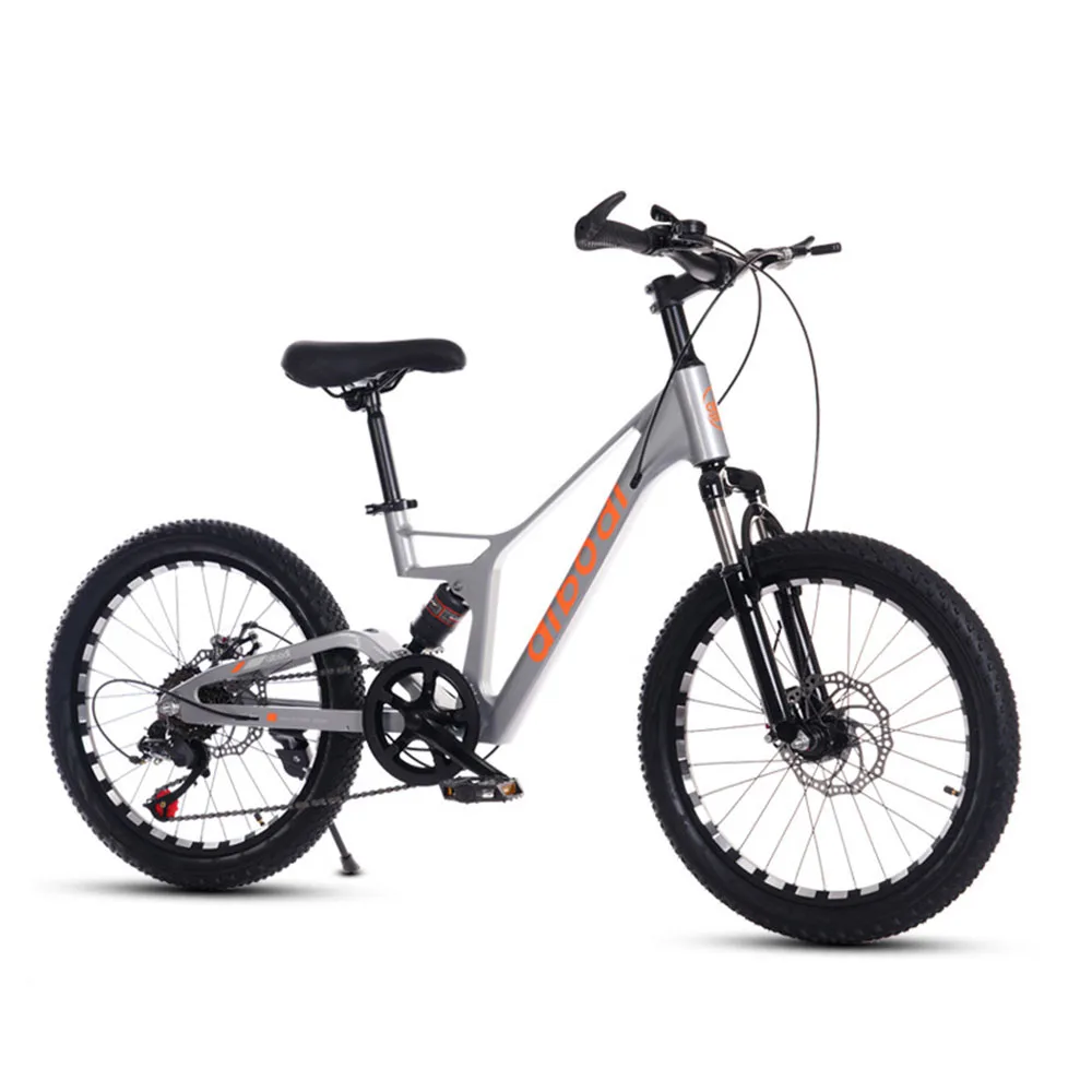 

20/22 Inches Children's Bicycle Dual Disc Brakes Mountain Bike Magnesium Alloy Frame Shoulder Shock-Absorbing Front Fork
