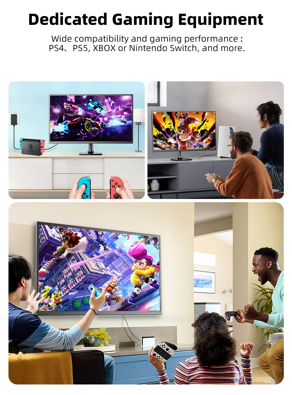 Настольный монитор UPERFECT 22'' 2K, 1440P, с подставкой, большой экран для ноутбука, ПК, Surface, Windows Phone, расширение экрана (art.: 3920d97222cd3) - 3920d97222cd3