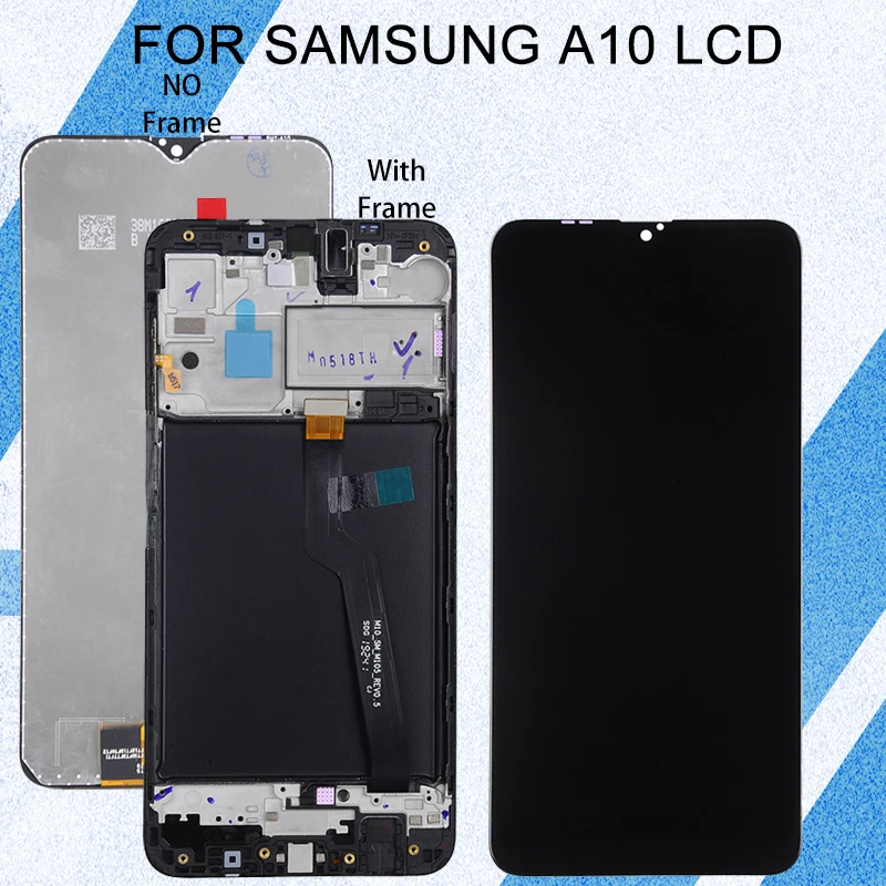 

A10 Display For Samsung Galaxy A105 Lcd Touch Panel Screen Digitizer Assembly A105F A105FD A105A With Frame