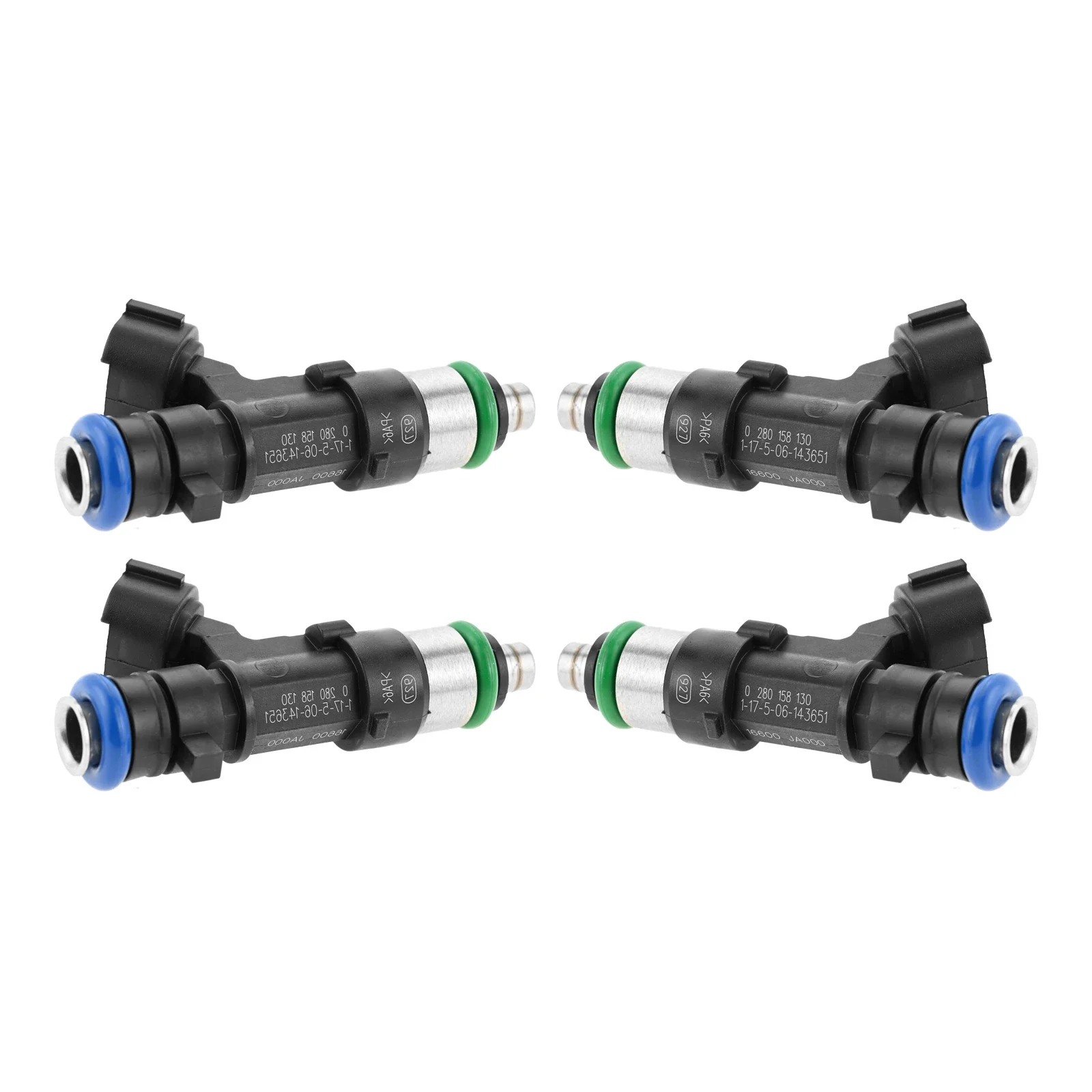 4 шт. форсунки топливной для Nissan 2007-2013 Altima 2006-2013 Rogue 2014 2015 Select 2007-2012 заменяет Sentra FJ1020