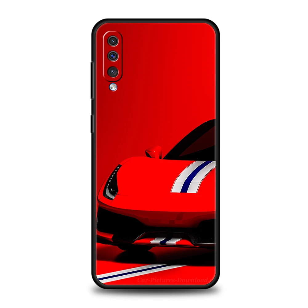 Sports Cars Phone Cover Case For Samsung Galaxy A12 A02 A03 A03S A52 A70 A50 A20 A10 A10S A40 4G Luxury Silicone Shell Fundas