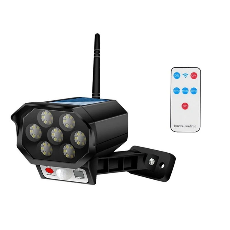 Promotion! Powerful Solar Lights Outdoor Motion Sensor Light With Simulation Infrared IP65 Flood Waterproof For Gar |