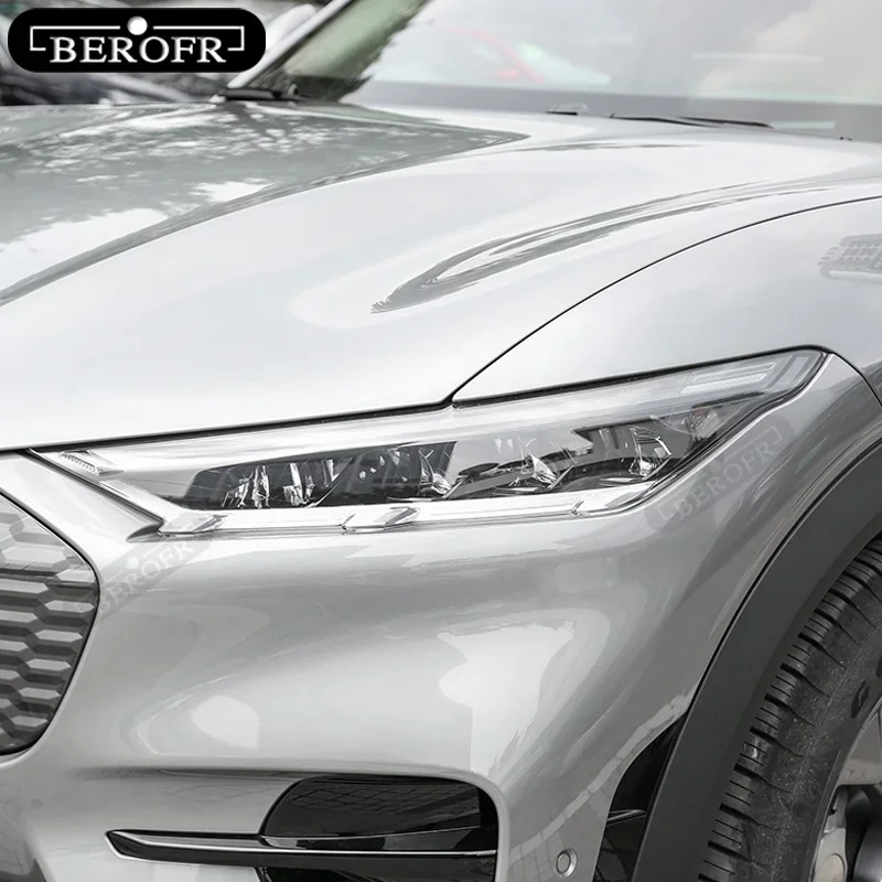 2 шт. прозрачные ТПУ наклейки для автомобильных фар Ford Mustang Mach E 2021 2022