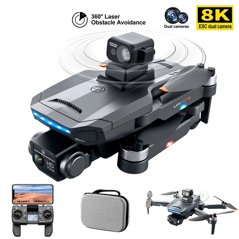 

2023 New K918 MAX GPS Drone 4K Professional Obstacle Avoidance 8K DualHD Camera Brushless Foldable Quadcopter RC Distance 1200M