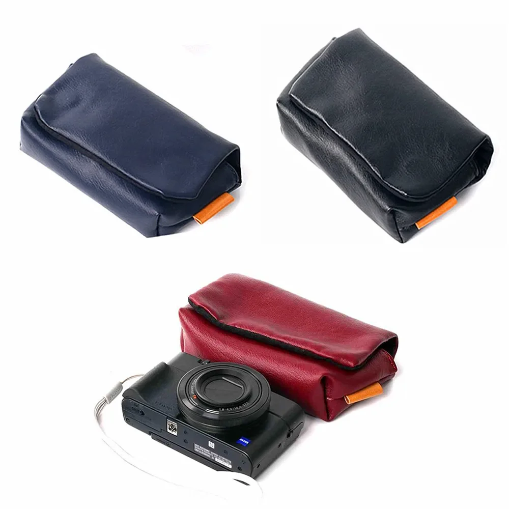Мягкий чехол из искусственной кожи для SONY ZV-1 ZV1 RX100 VII VI V IV II HX95 Ricoh GR III IIIx GR3 GR3x Canon G9x