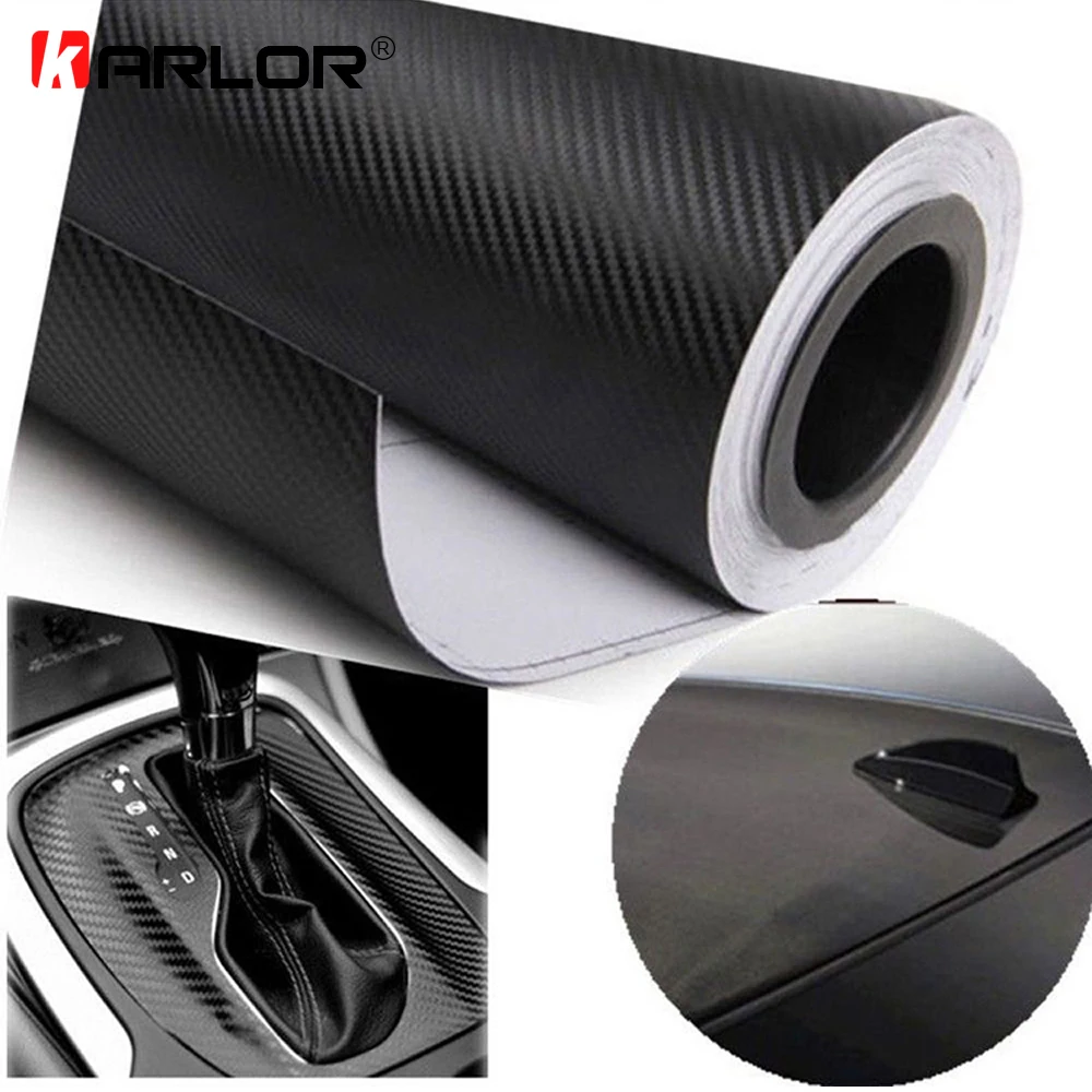 3D Carbon Fiber Car Stickers Decals for Ford Focus MK 3 MK4 C-MAX Fiesta 5 Ranger