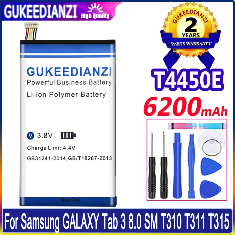 

For Samsung Tablet Battery T4450E For Samsung Galaxy Tab 3 Tab3 8.0 T310 T311 T315 SM-T310 SM-T311 SM-T315 T3110 6200mAh
