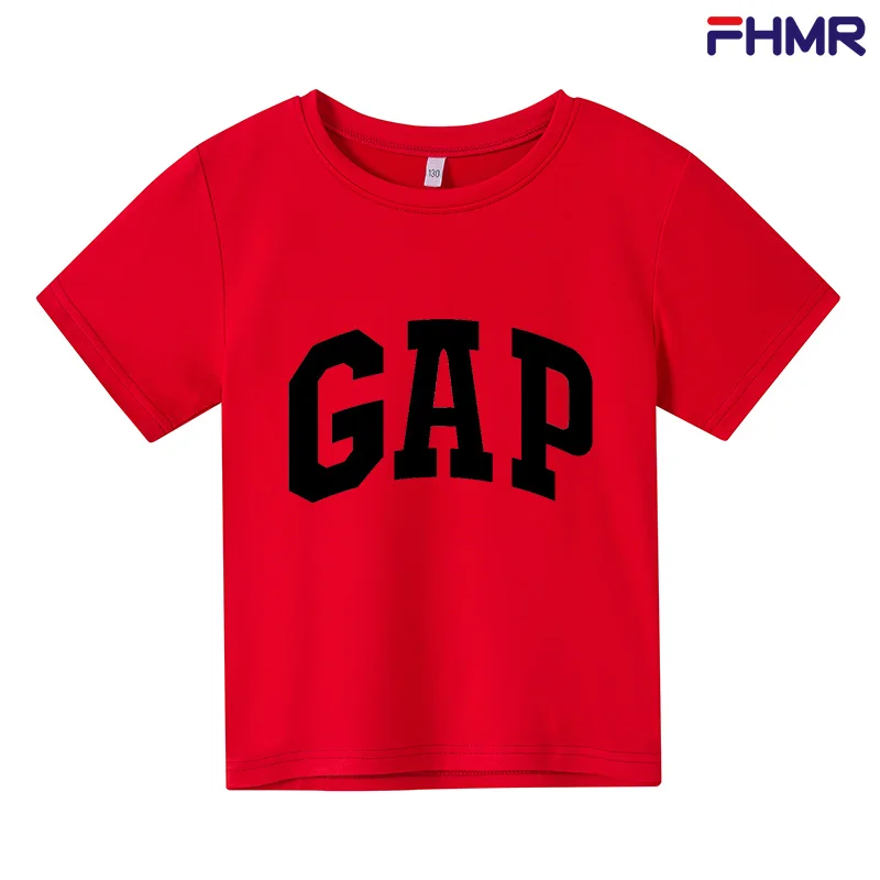 

2022 летняя футболка с коротким рукавом для мальчиков и девочек, топ для девочек с мультяшным оленем, Детская футболка для мальчиков