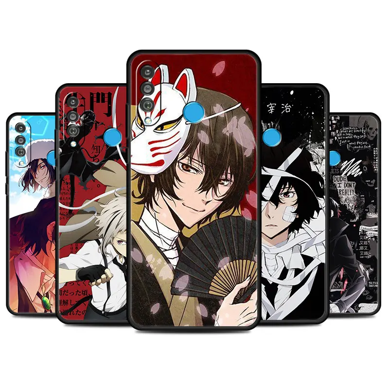 Case Cover for Huawei Y7 Nova 8 9 SE 10 Y6 Y70 Plus 10 Pro 8i Y9 Y8s Y90 Bungou Stray Dogs Dazai Osamu TPU Soft Fashion Casing