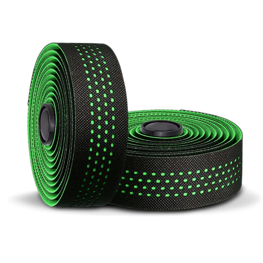 

Soft Road Bike Bicycle Handlebar Cork EVA PU Bar Tape Professional Cycling Damping Anti-Vibration Wrap With 2 Bar Plug