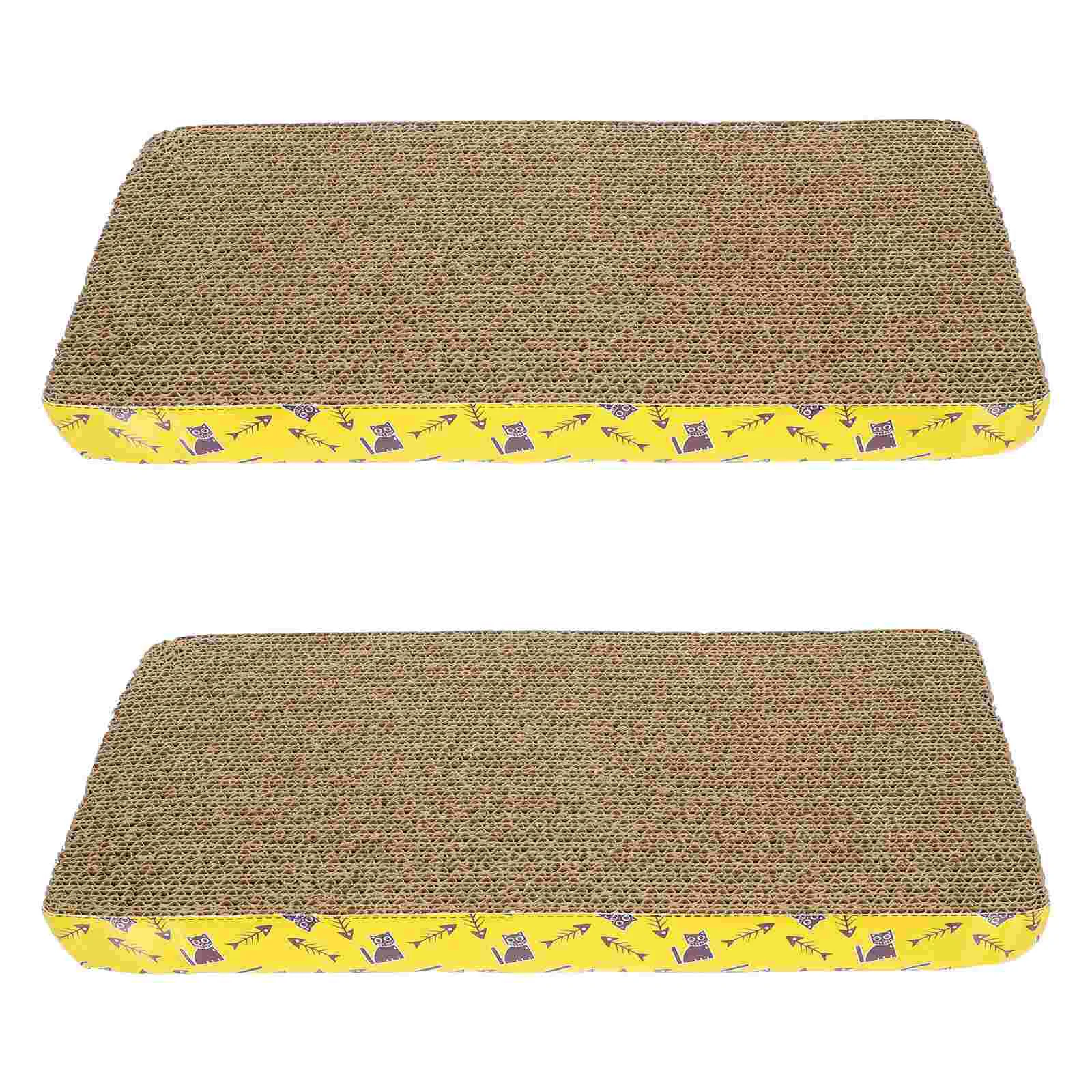 

2Pcs Creative Scratching Board for Cat Interesting Kitten Scratcher Furniture Board