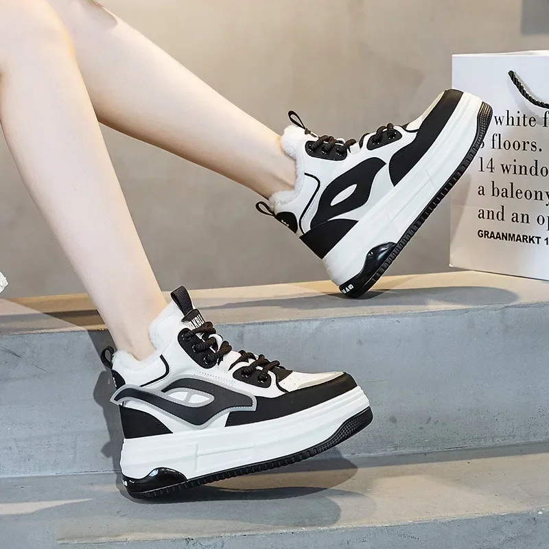 Женская обувь высшего качества из натуральной кожи 7 см женская 2024 осенние теплые