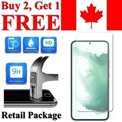 

Высококачественное закаленное стекло для защиты экрана для Samsung Galaxy S22 и S22 Plus