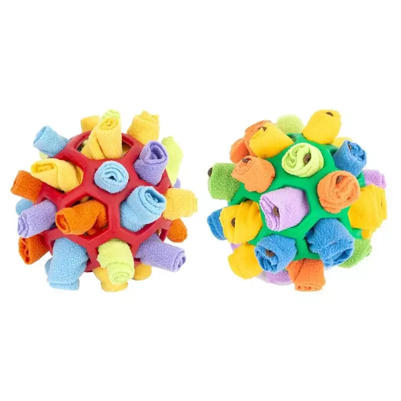 

Snuffle Ball Dog Treat Dispenser Dog Puzzle Toys Ball Interactive Dog Toys For Small Medium Dogs Feeders Toys Dog Puzzle