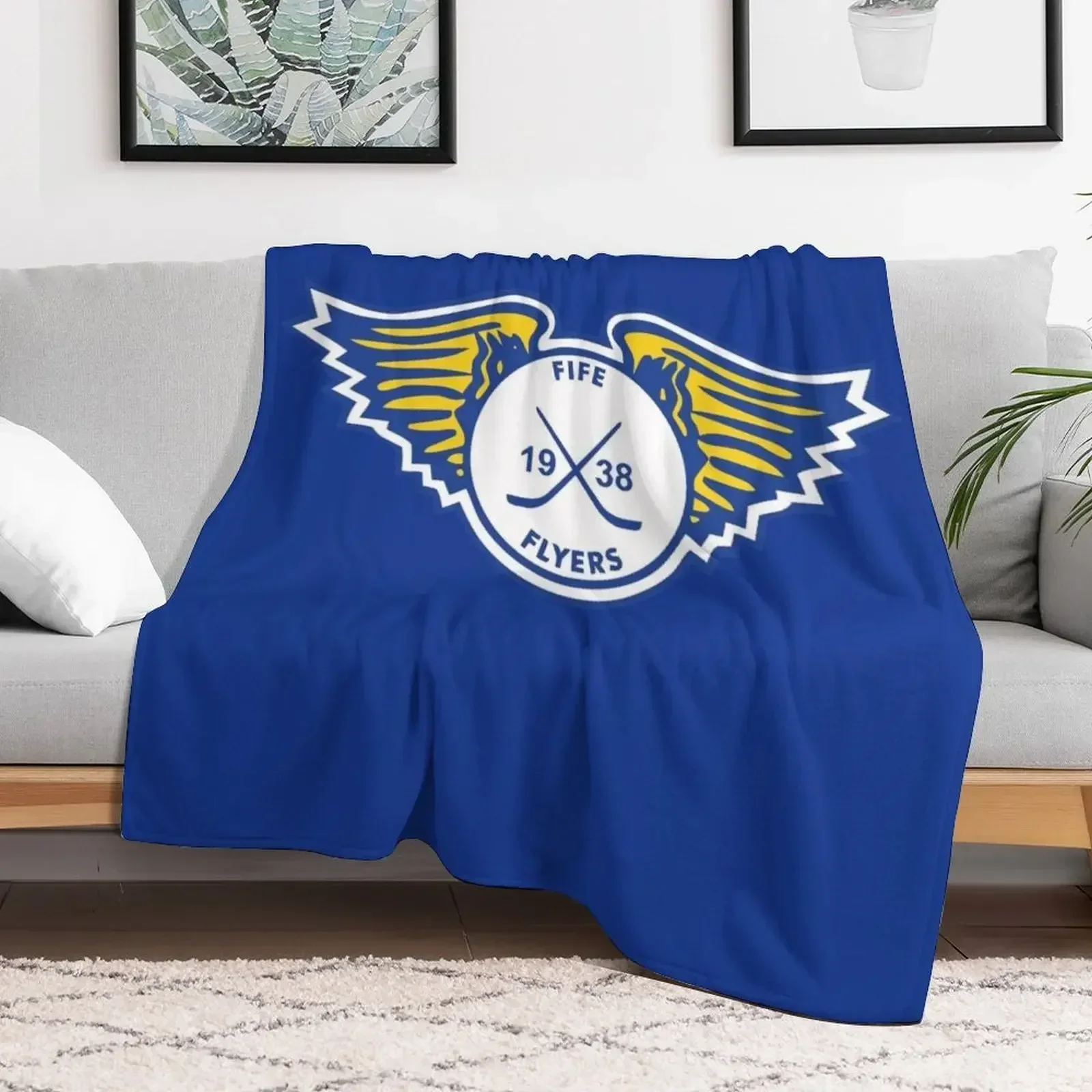 Одеяло Fife Flyers hocckey декоративное одеяло в клетку Hairys