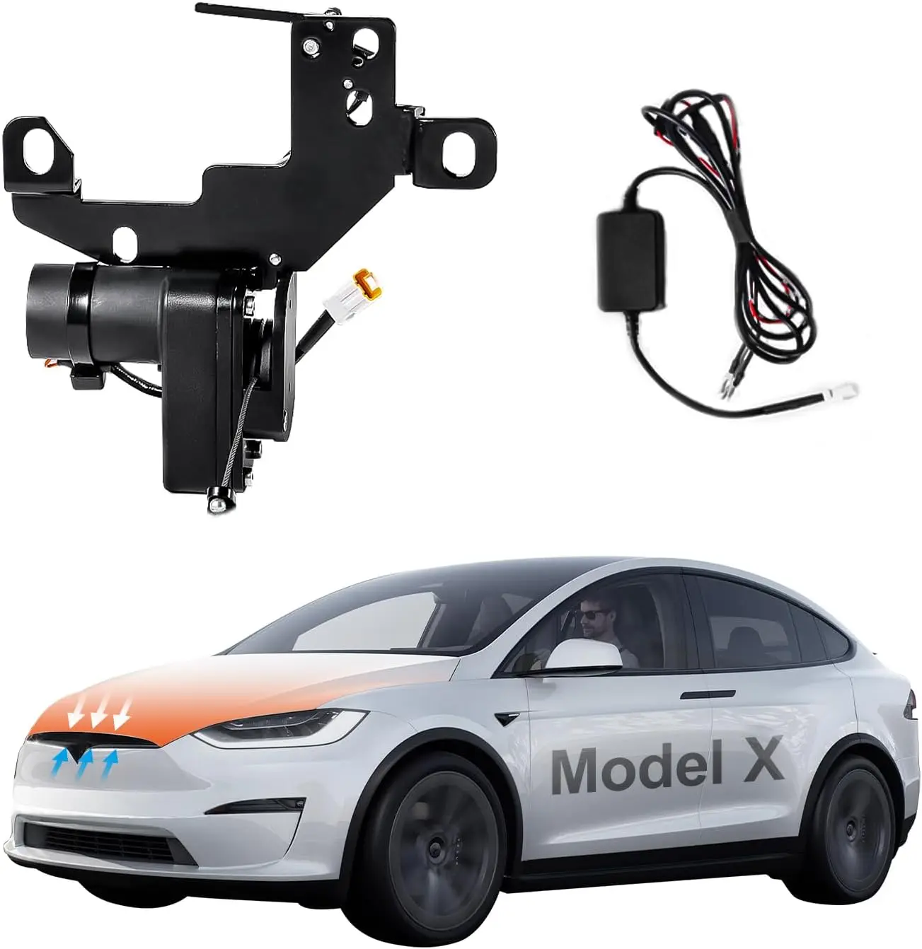 

Автоматическая Электрическая Капот-багажник для Tesla Model X 2021-2025 - Мягкое закрытие всасыванием, управление кнопкой или без рук