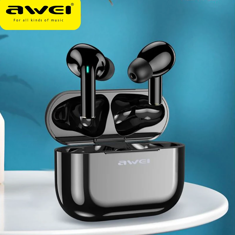 

Awei T29/T29 ANC Bluetooth Headphones Game TWS Earphones Wireless In-ear Earbuds Type-C Quick Charge Headset With Microphone