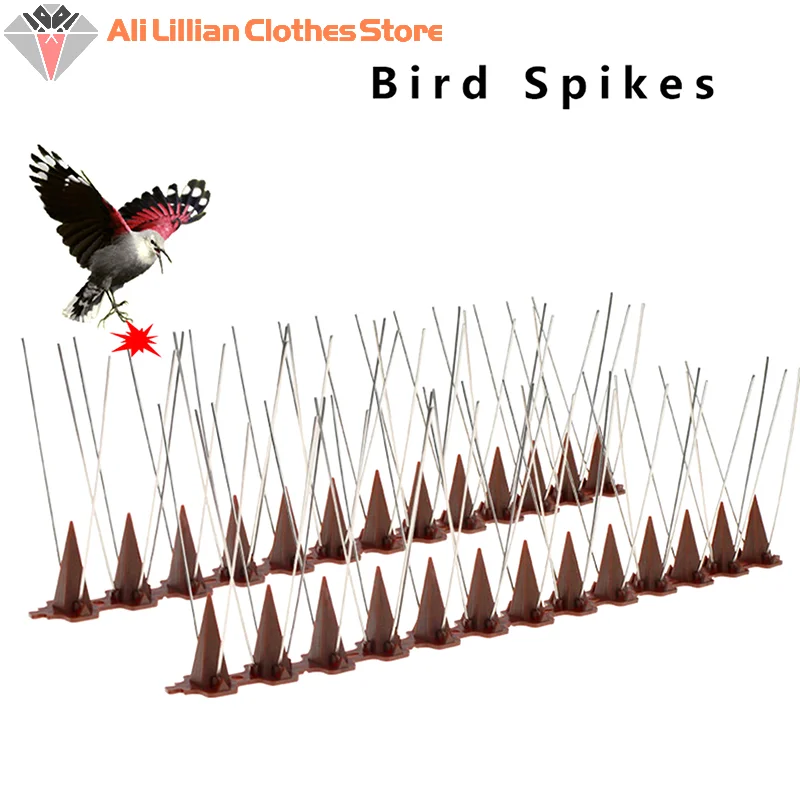 10 шт. шипы для защиты от птиц из нержавеющей стали