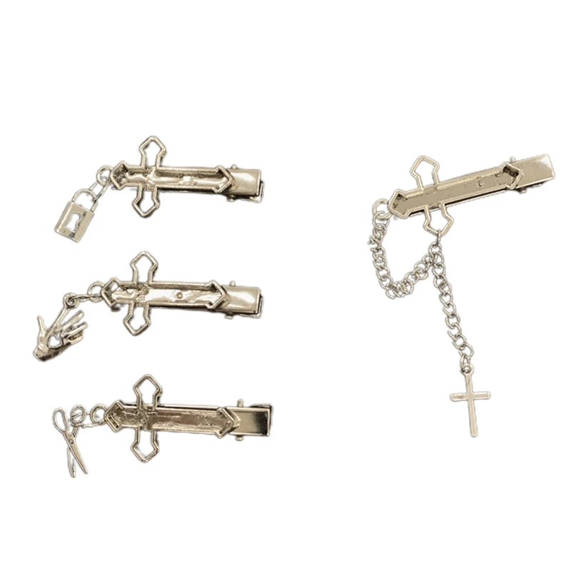 

Заколки для волос с крестом, Винтажные заколки для волос, модные ювелирные украшения, винтажные металлические заколки с крестом