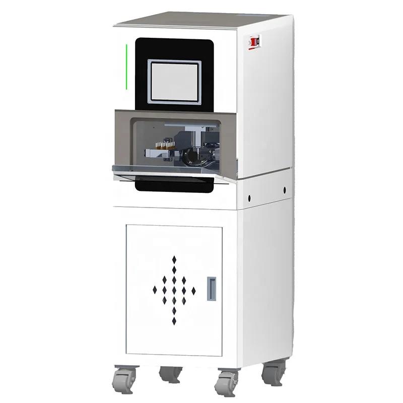 Фото CAD CAM Стоматологическое лабораторное оборудование 5-осевой влажный/сухой титановый сплав металла цирконий литий-дисиликат стекло керамический блок фрезерный станок №1