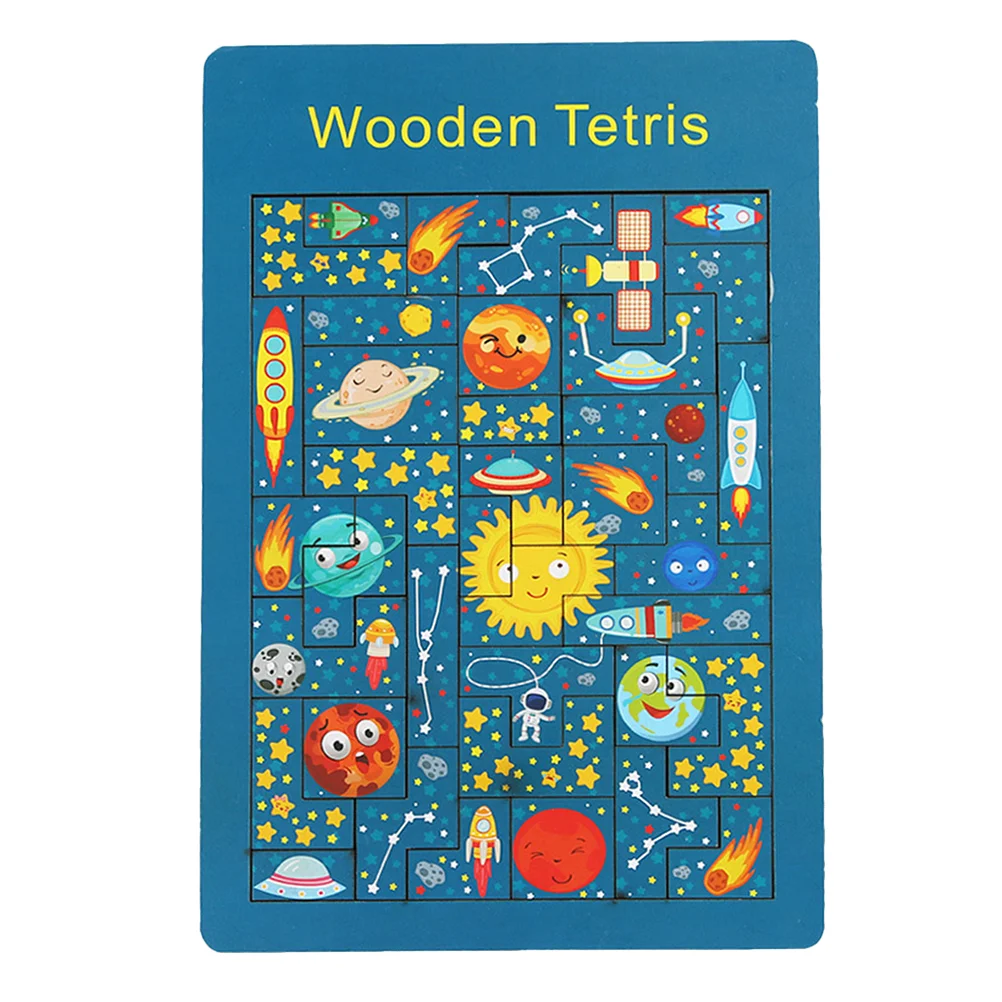

Wooden Outer Space Puzzle Premium Planet Puzzle Durable Planet Puzzle