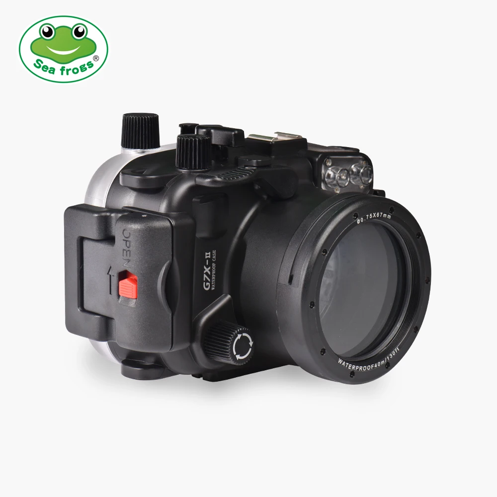 

Seafrogs 40Meter Professional Waterproof Diving Housing For Canon G7X Mark II 8.8-36.8mm Lens